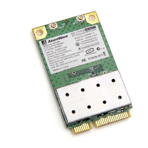 Atheros AR5B91 Manuel utilisateur Atheros AR5B91 Manuel utilisateur