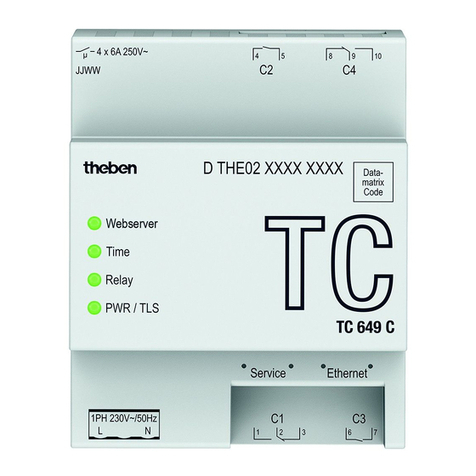 Theben TC 649 C Manuel utilisateur