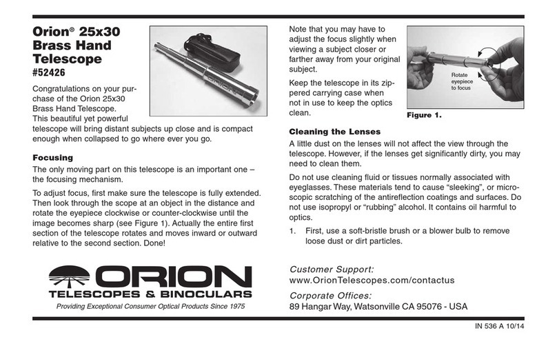 Orion 52426 Manuel utilisateur