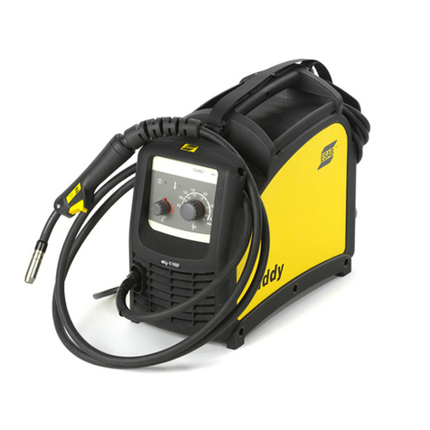 ESAB Caddy Mig C160i Manuel utilisateur