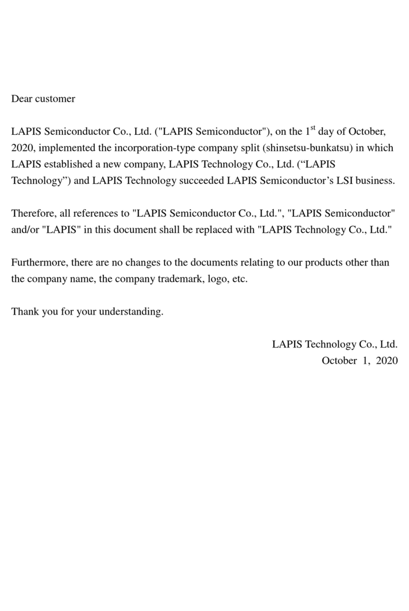 LAPIS Semiconductor ML7345 Mode d’emploi