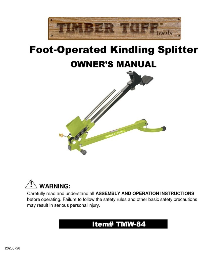 Timber Tuff Tools TMW-84 Manuel utilisateur