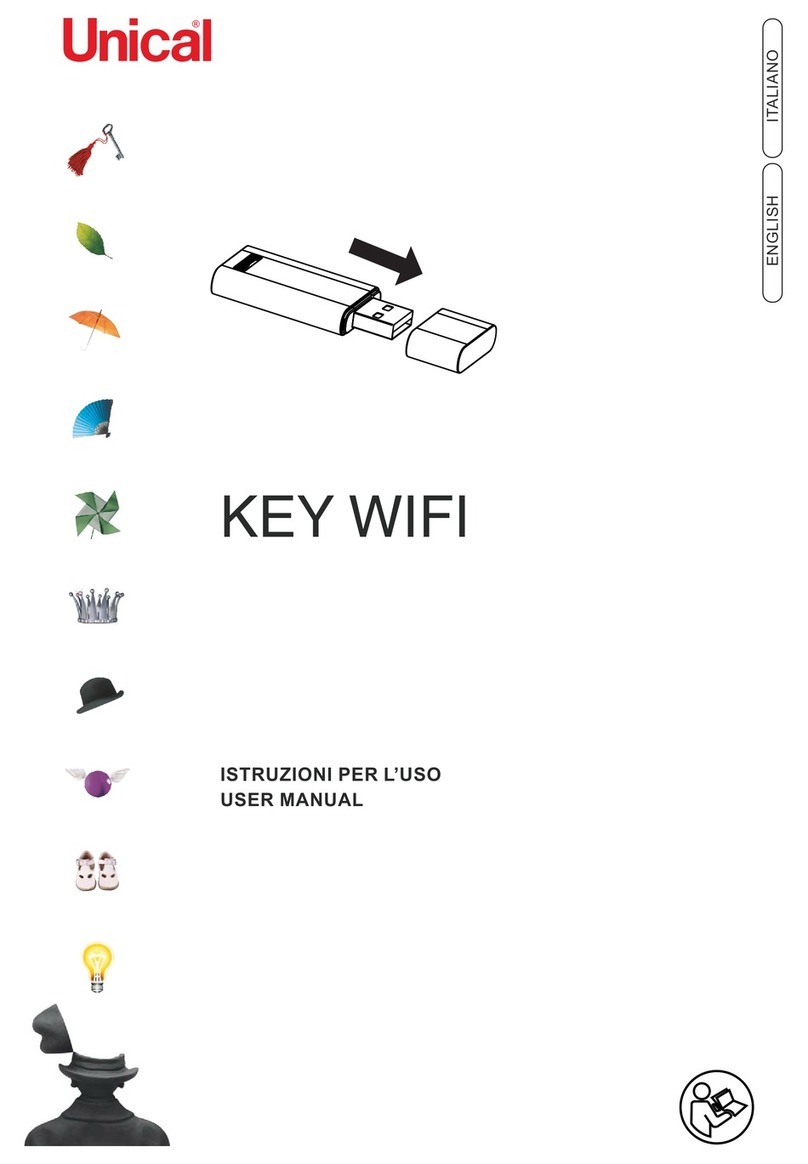 Unical Key Wifi Manuel utilisateur