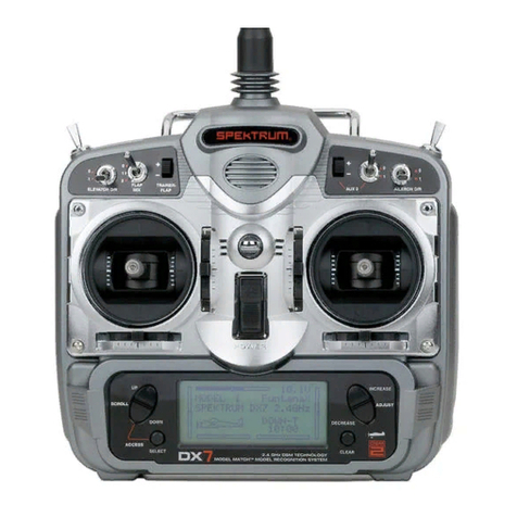 Spektrum DX7 Manuel utilisateur