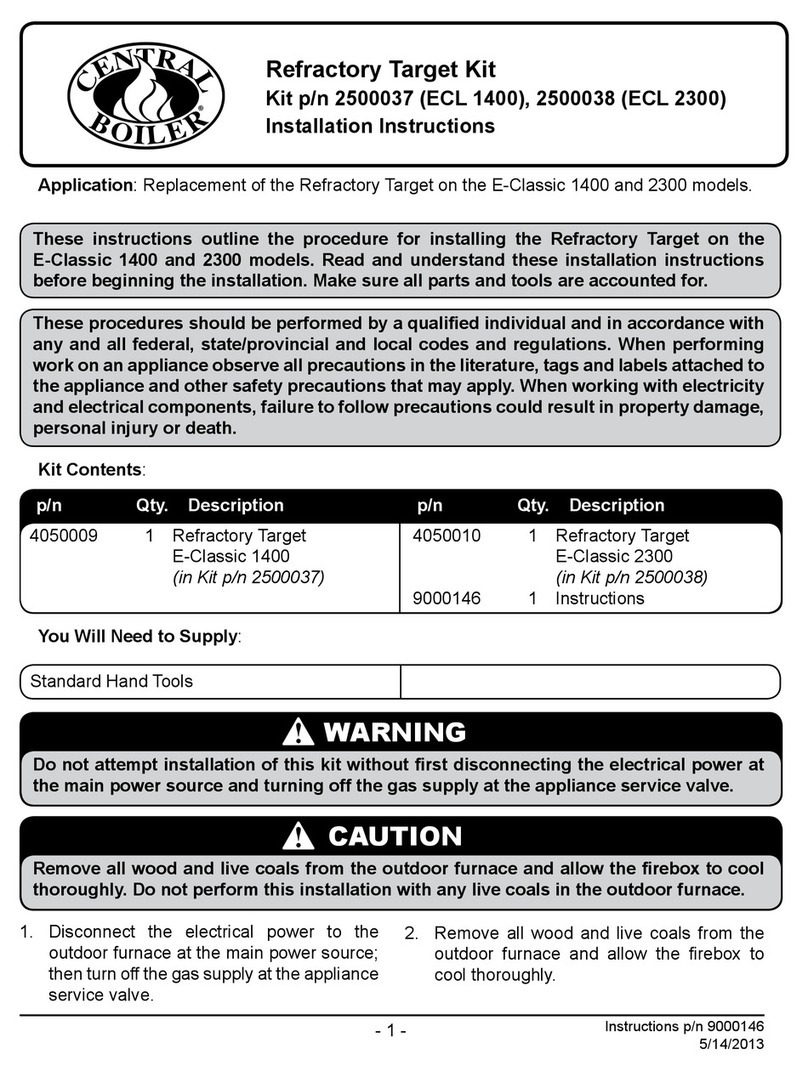 Central Boiler ECL 1400 Manuel utilisateur