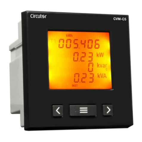 Circutor CVM-C5 Series Manuel utilisateur