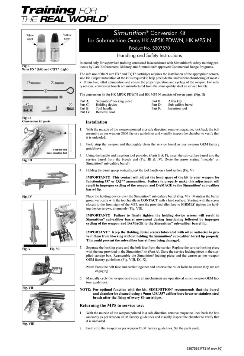 Simunition 5307570 Manuel utilisateur