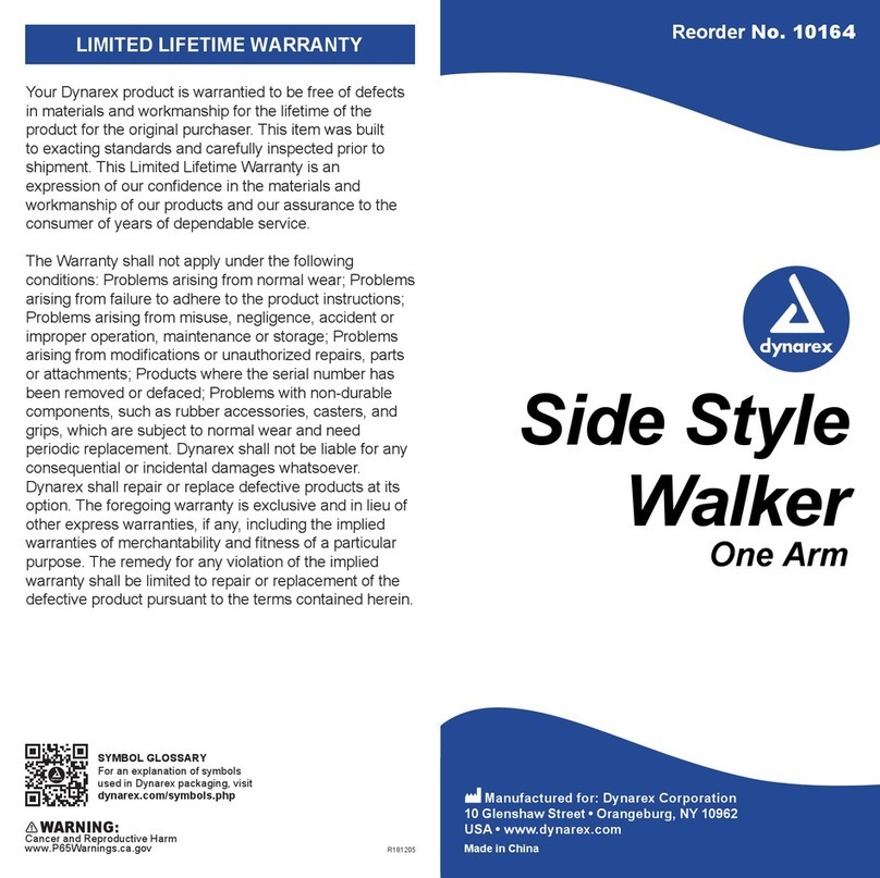 dynarex 10164 Manuel utilisateur