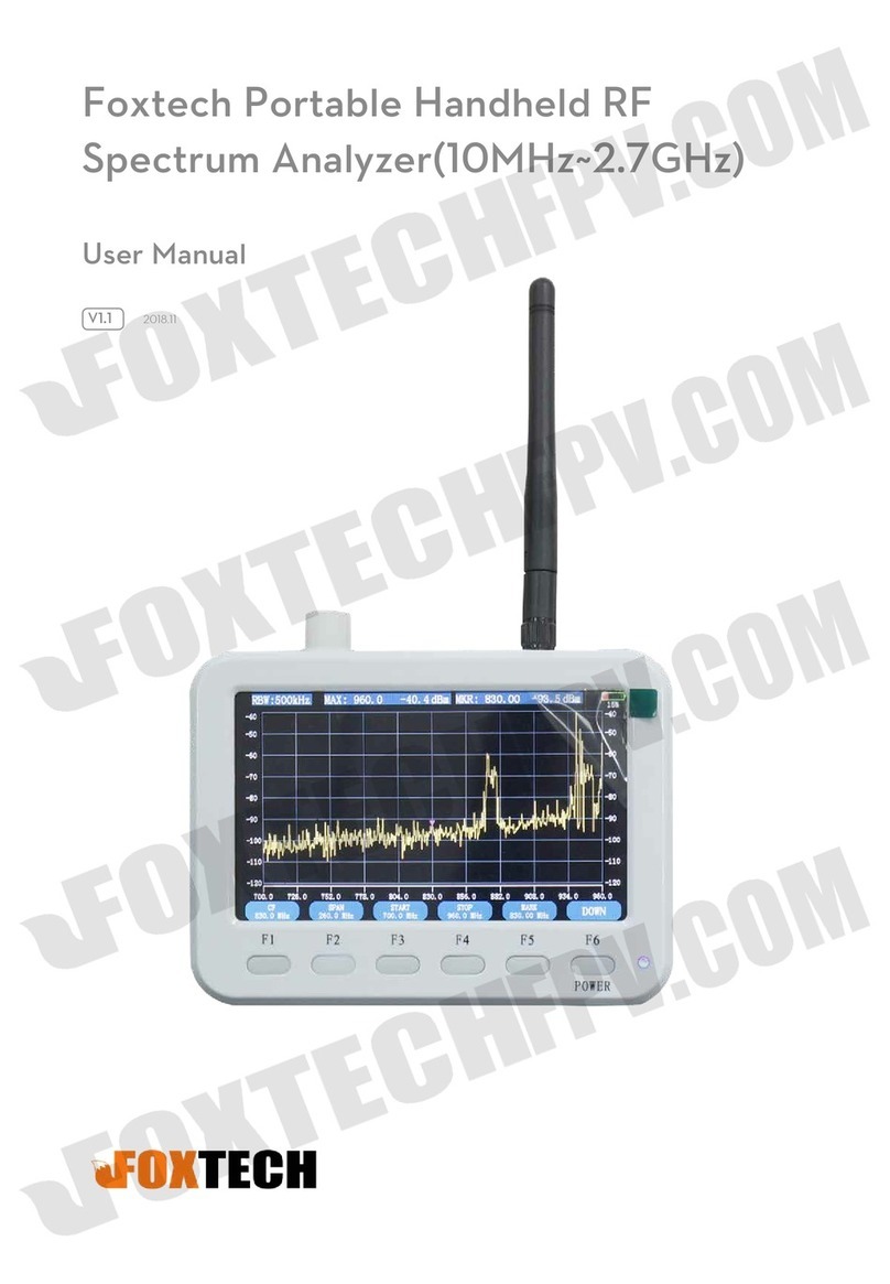 Foxtech XT-127 Manuel utilisateur Foxtech XT-127 Manuel utilisateur