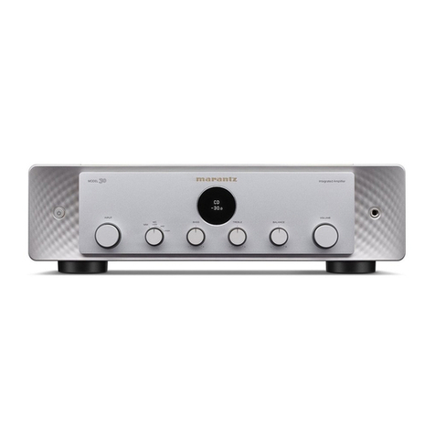 Marantz 30 Manuel utilisateur Marantz 30 Manuel utilisateur