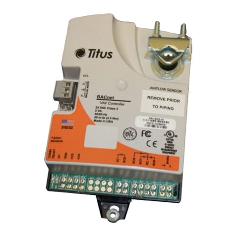 Titus BAC-8007 Manuel utilisateur