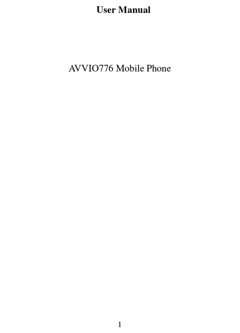 Avvio 766 Manuel utilisateur