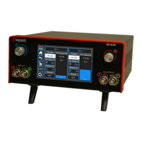 Vescent SLICE-DHV Manuel utilisateur