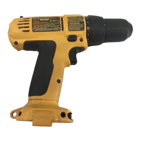 DeWalt DC750 Manuel utilisateur