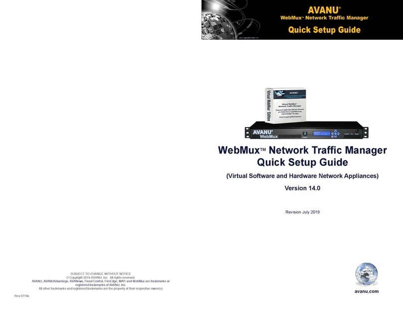 Avanu WebMux Manuel utilisateur