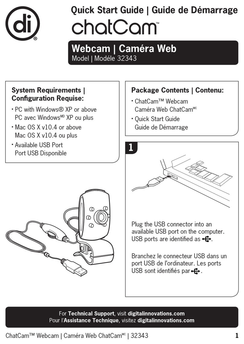 Digital Innovations ChatCam 32343 Manuel utilisateur