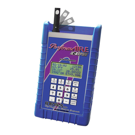 Altronics PerformAire Eclipse Manuel utilisateur