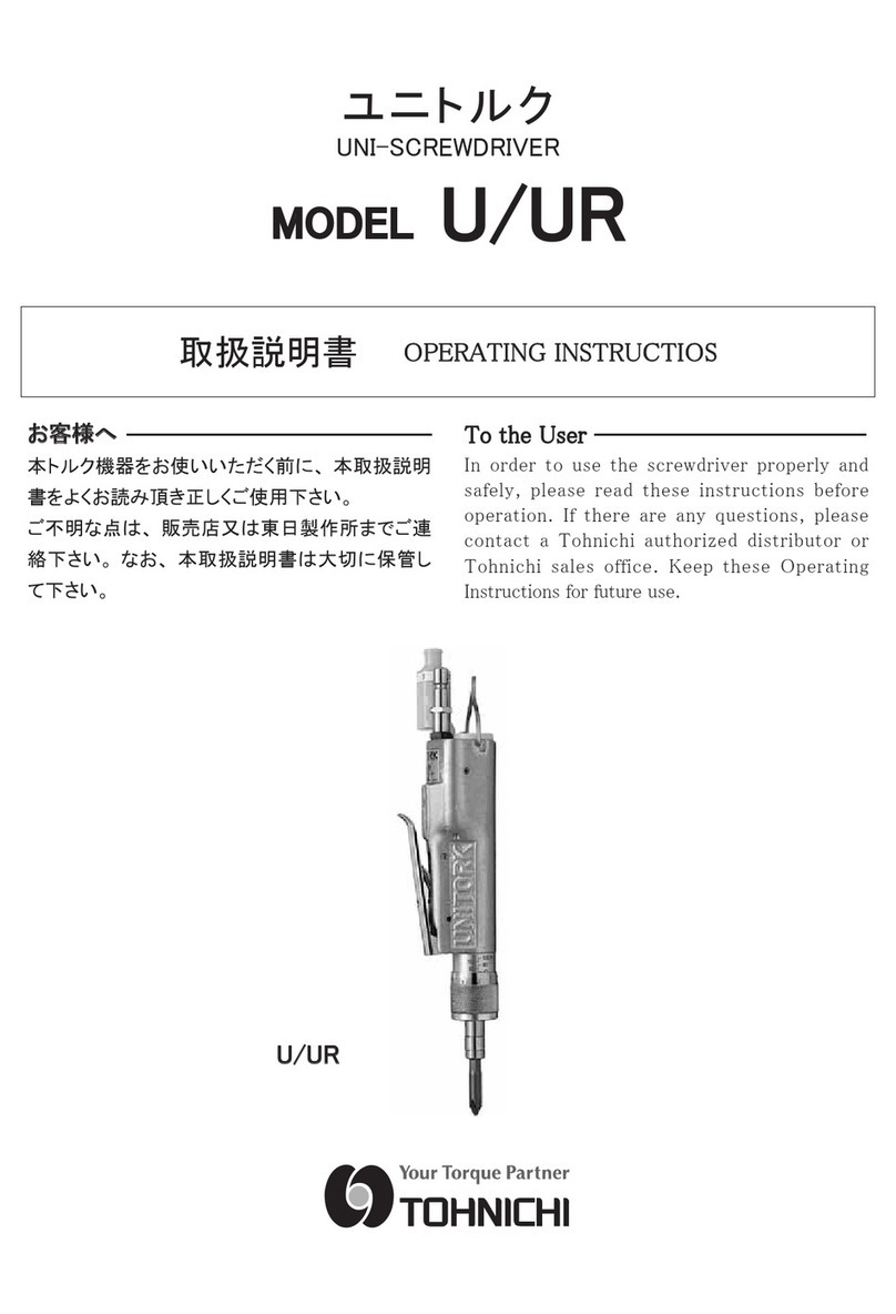 Tohnichi U Manuel utilisateur