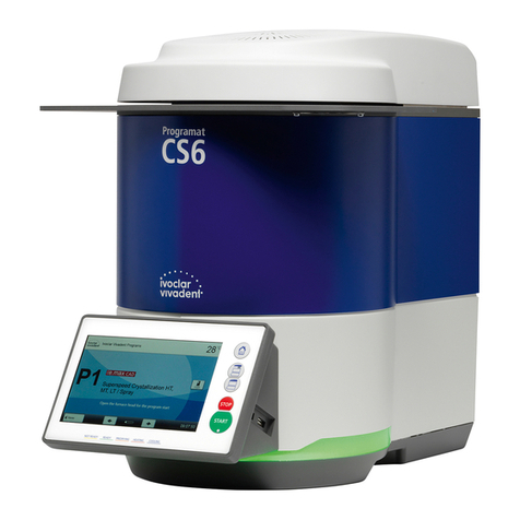 Ivoclar Vivadent Programat CS6 Manuel utilisateur