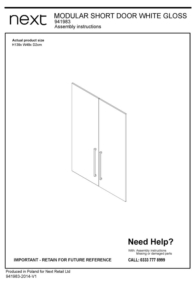 Next MODULAR 941983 Manuel utilisateur