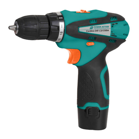 POWER ACTION CD1200 Manuel utilisateur