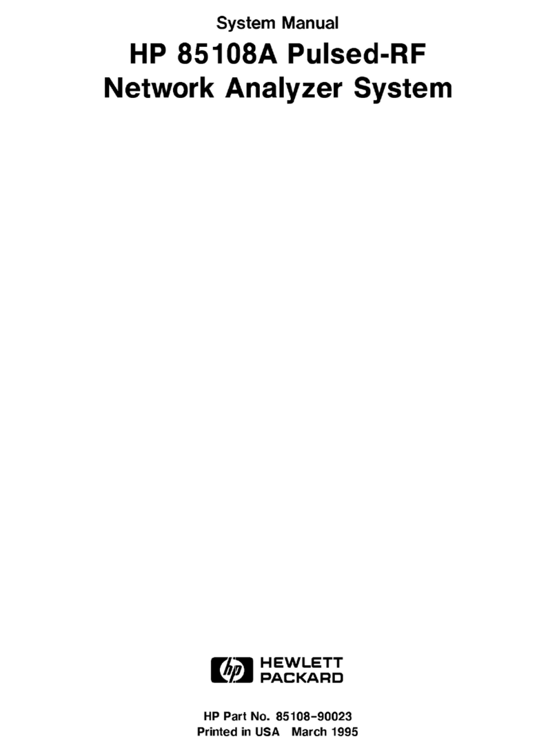 HP 85108A Guide de l'utilisateur