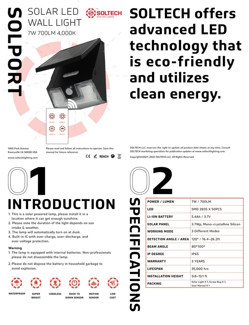 Soltech SOLPORT Manuel utilisateur
