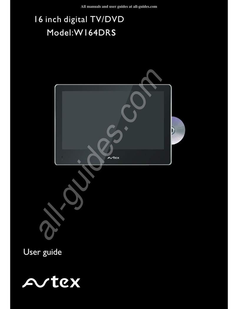 Avtex W164DRS Manuel utilisateur Avtex W164DRS Manuel utilisateur