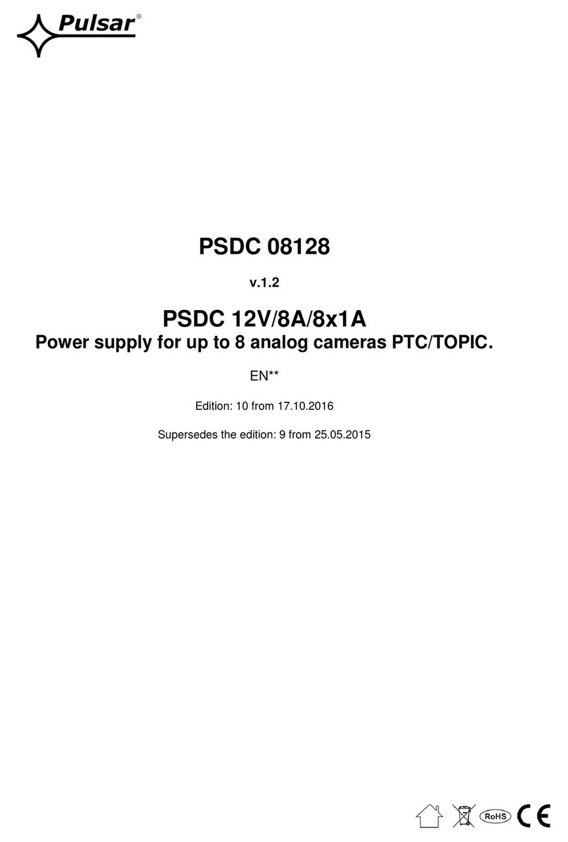 Pulsar PSDC 08128 Manuel utilisateur