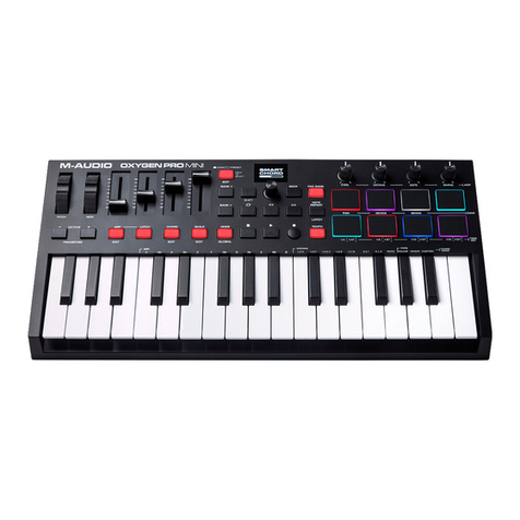 M-Audio OXYGEN PRO MINI Manuel utilisateur