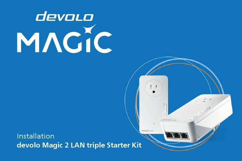 Devolo Magic 2 LAN triple Starter Kit Manuel utilisateur
