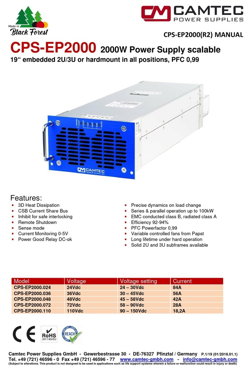 Camtec CPS-EP2000 Manuel utilisateur