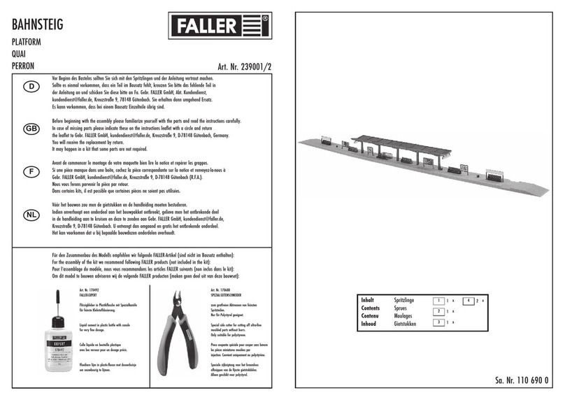 Faller PLATFORM Manuel utilisateur