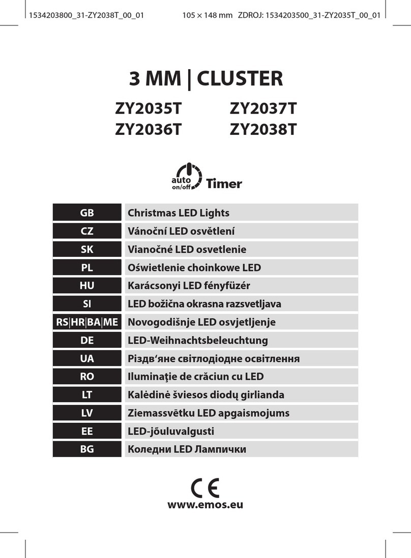 Emos CLUSTER Manuel utilisateur