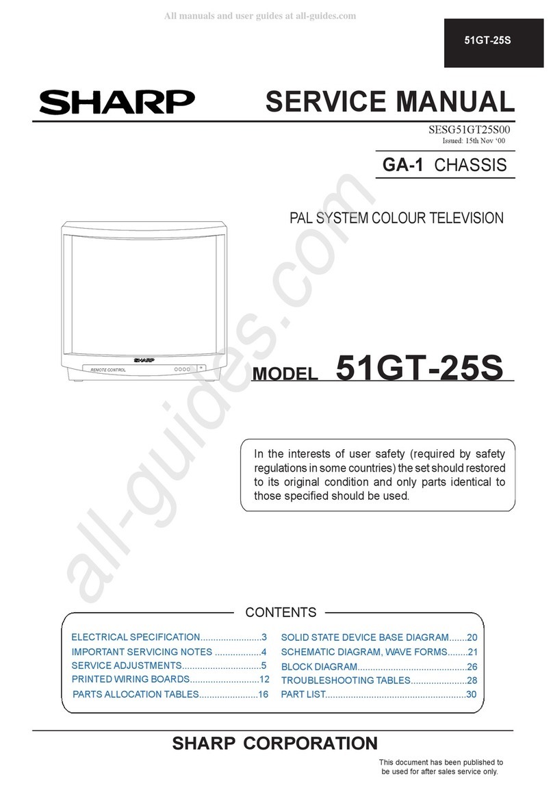 Sharp 51GT-25S Manuel utilisateur