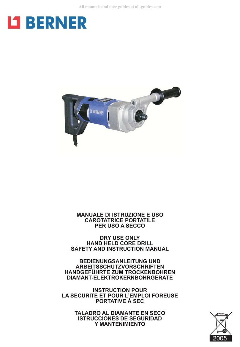 Berner 170325 Manuel de l'opérateur