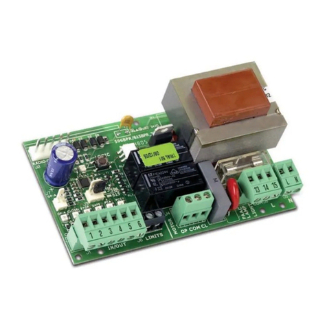 FAAC 596/615 BPR Manuel utilisateur