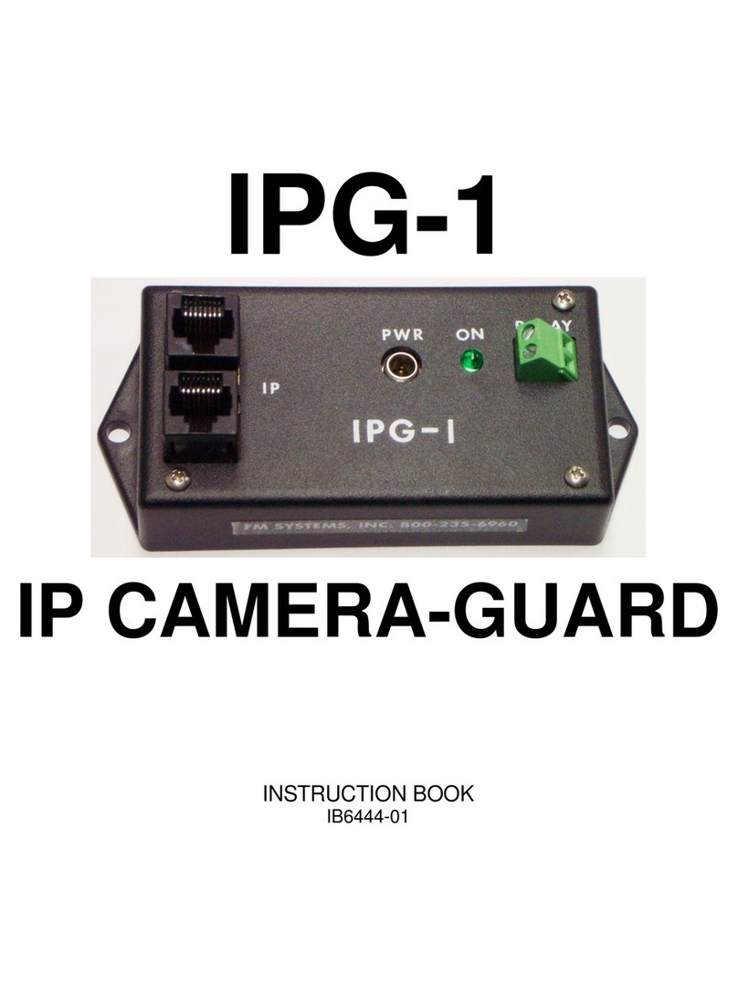 FM Systems PG-1 Manuel utilisateur