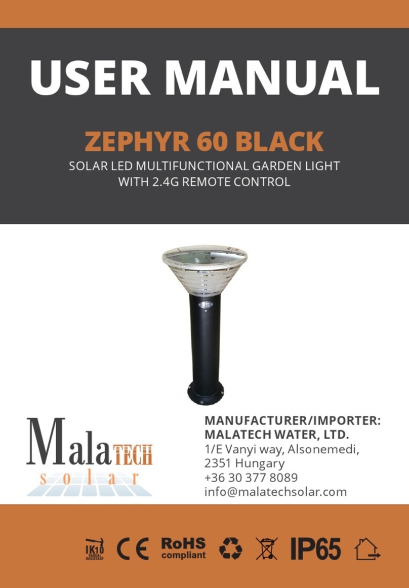 Malatech ZEPHYR 60 BLACK Manuel utilisateur Malatech ZEPHYR 60 BLACK Manuel utilisateur