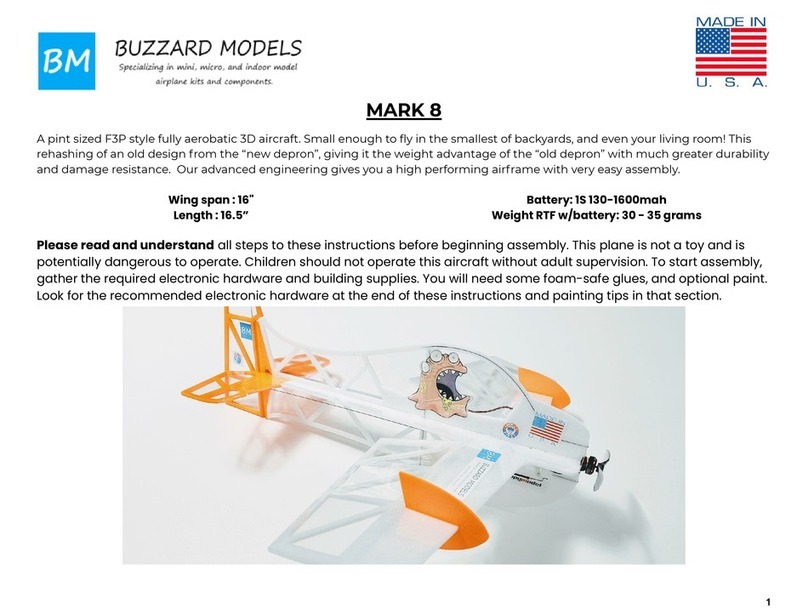 Buzzard Models Mark 8 Manuel utilisateur