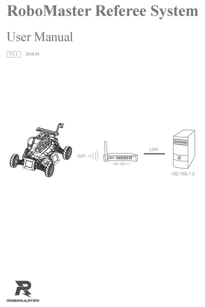 RoboMaster Referee System Manuel utilisateur RoboMaster Referee System Manuel utilisateur