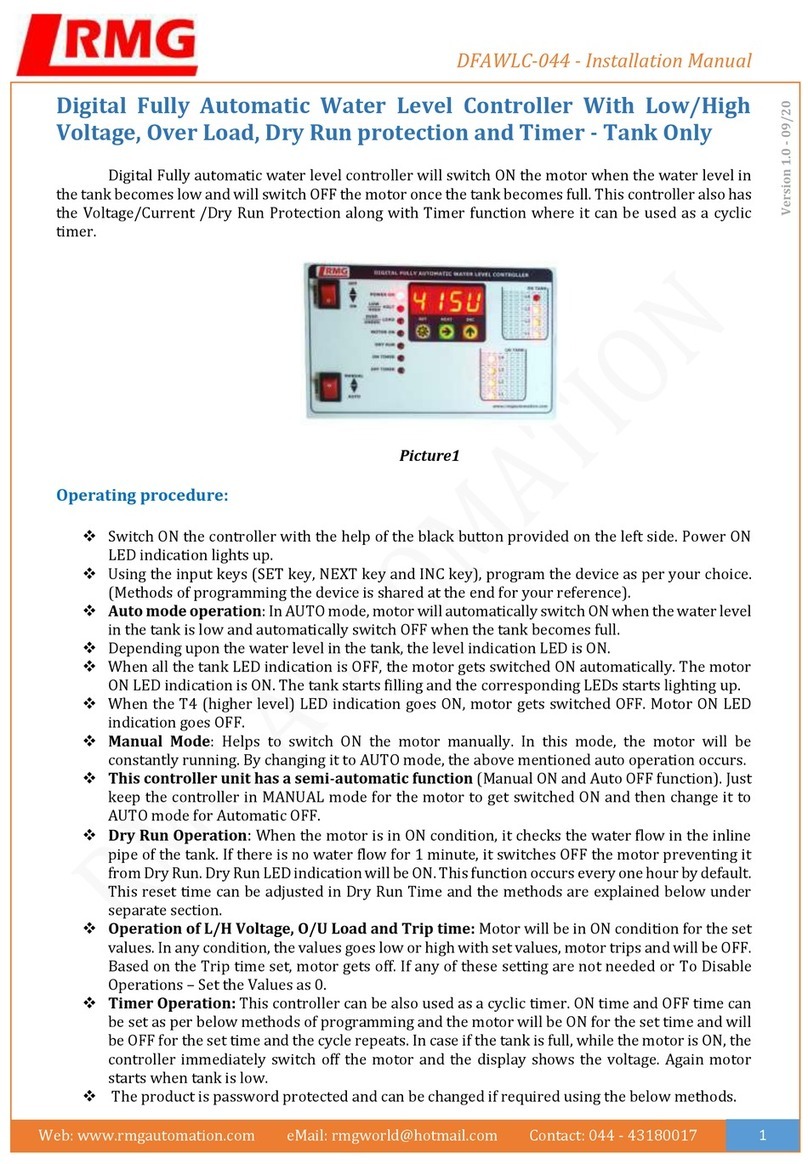 RMG DFAWLC-044 Manuel utilisateur