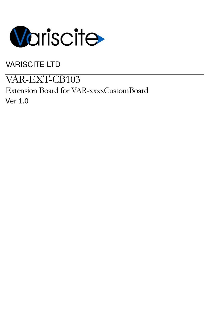 Variscite VAR-EXT-CB103 Manuel utilisateur
