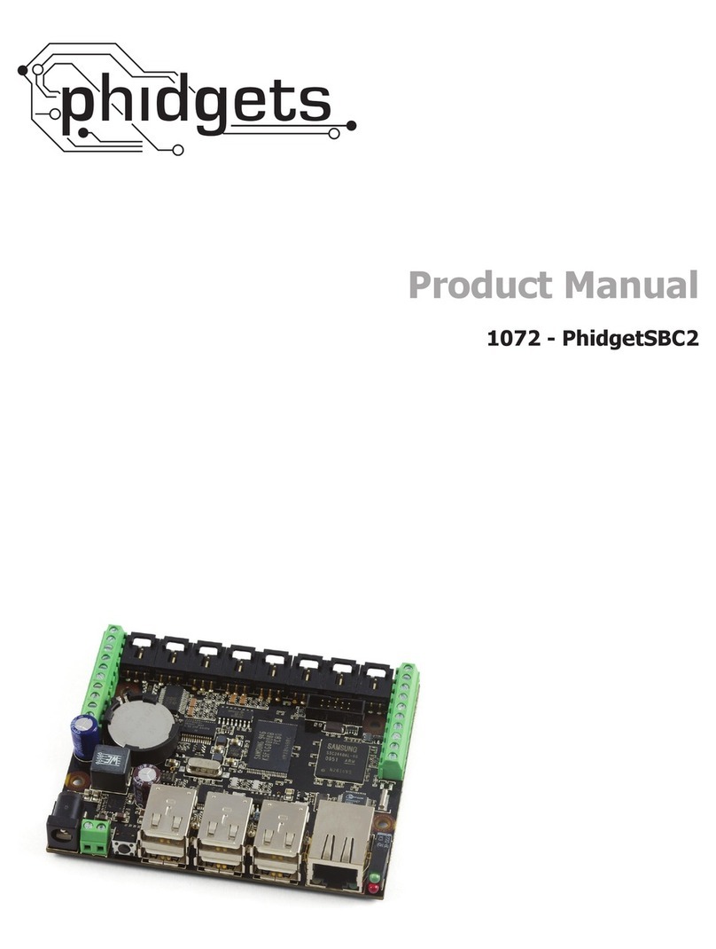 Phidgets SBC2 Manuel utilisateur