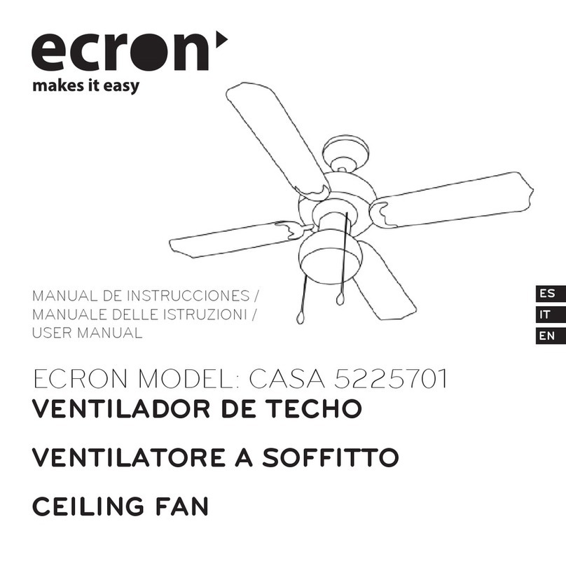 ECRON CASA 5225701 Manuel utilisateur