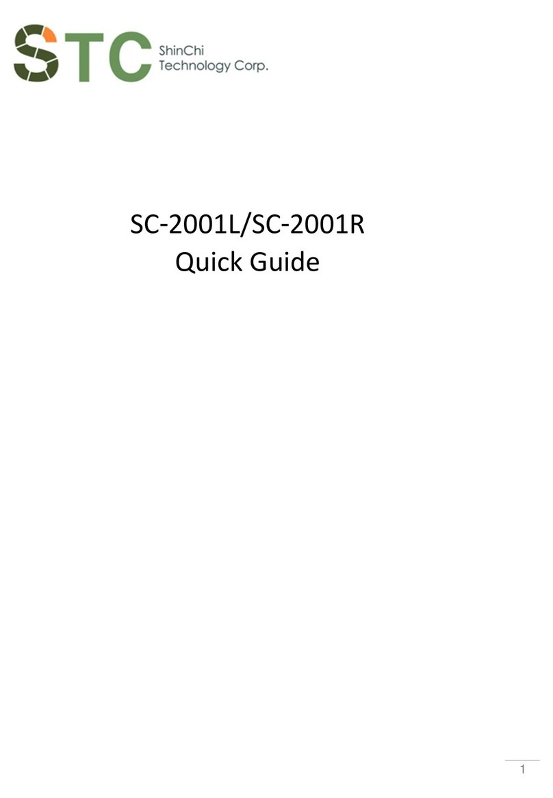 STC SC-2001L Manuel utilisateur
