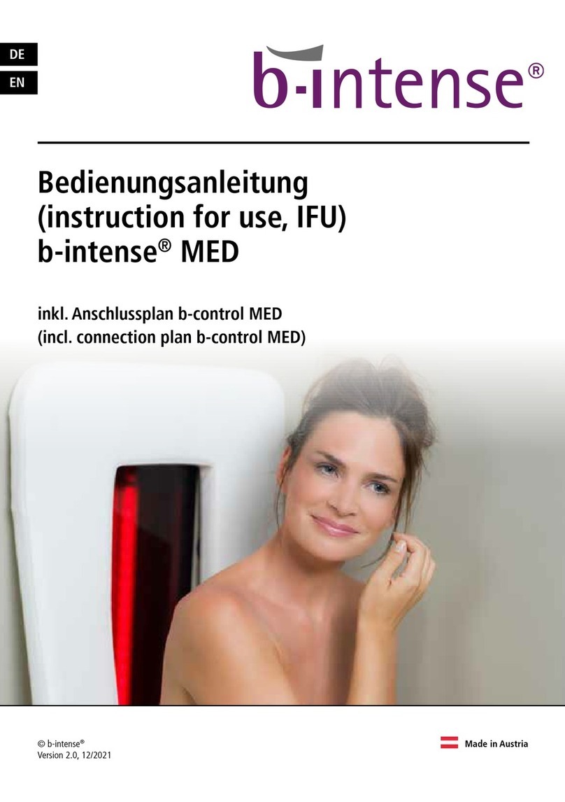 b-intense MED Manuel utilisateur