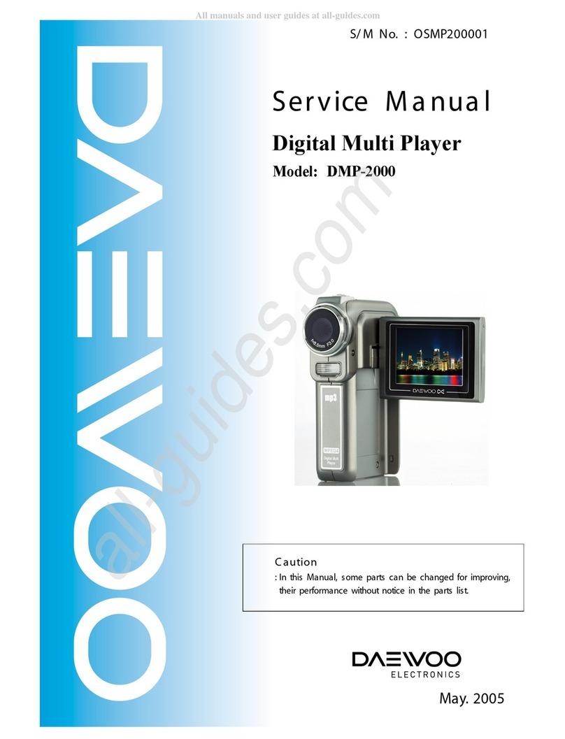 DAEWOO ELECTRONICS DMP-2000 Manuel utilisateur
