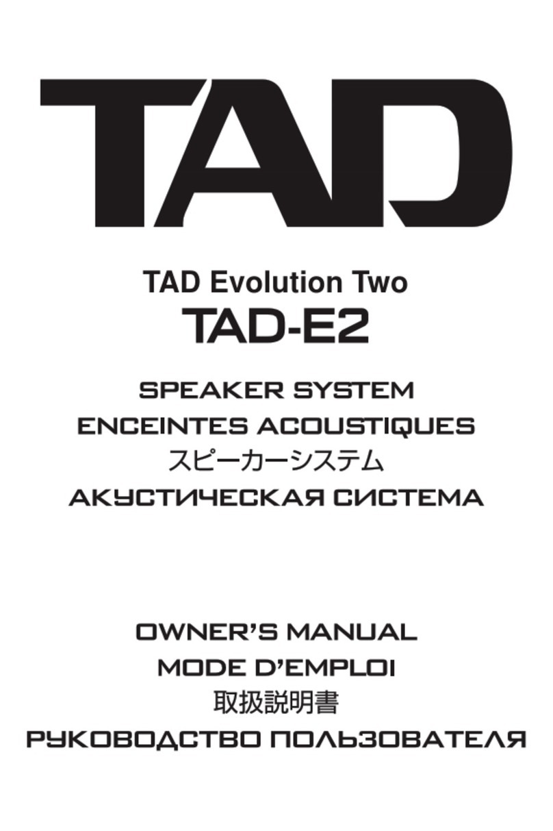 TAD Evolution Two Manuel utilisateur