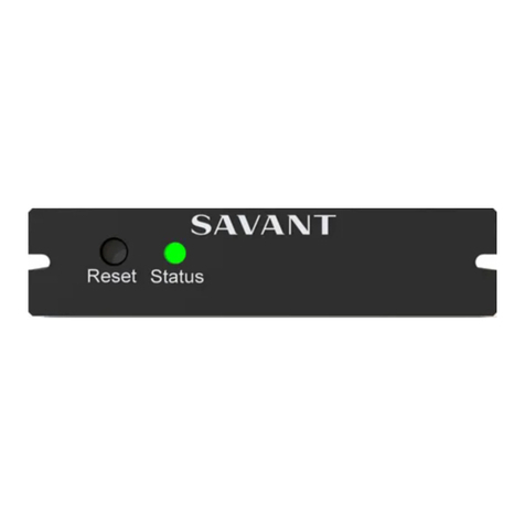 Savant SmartControl SSC-W002G Manuel utilisateur